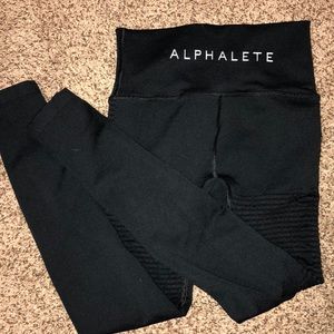 - Black Alphalete HALO leggings -